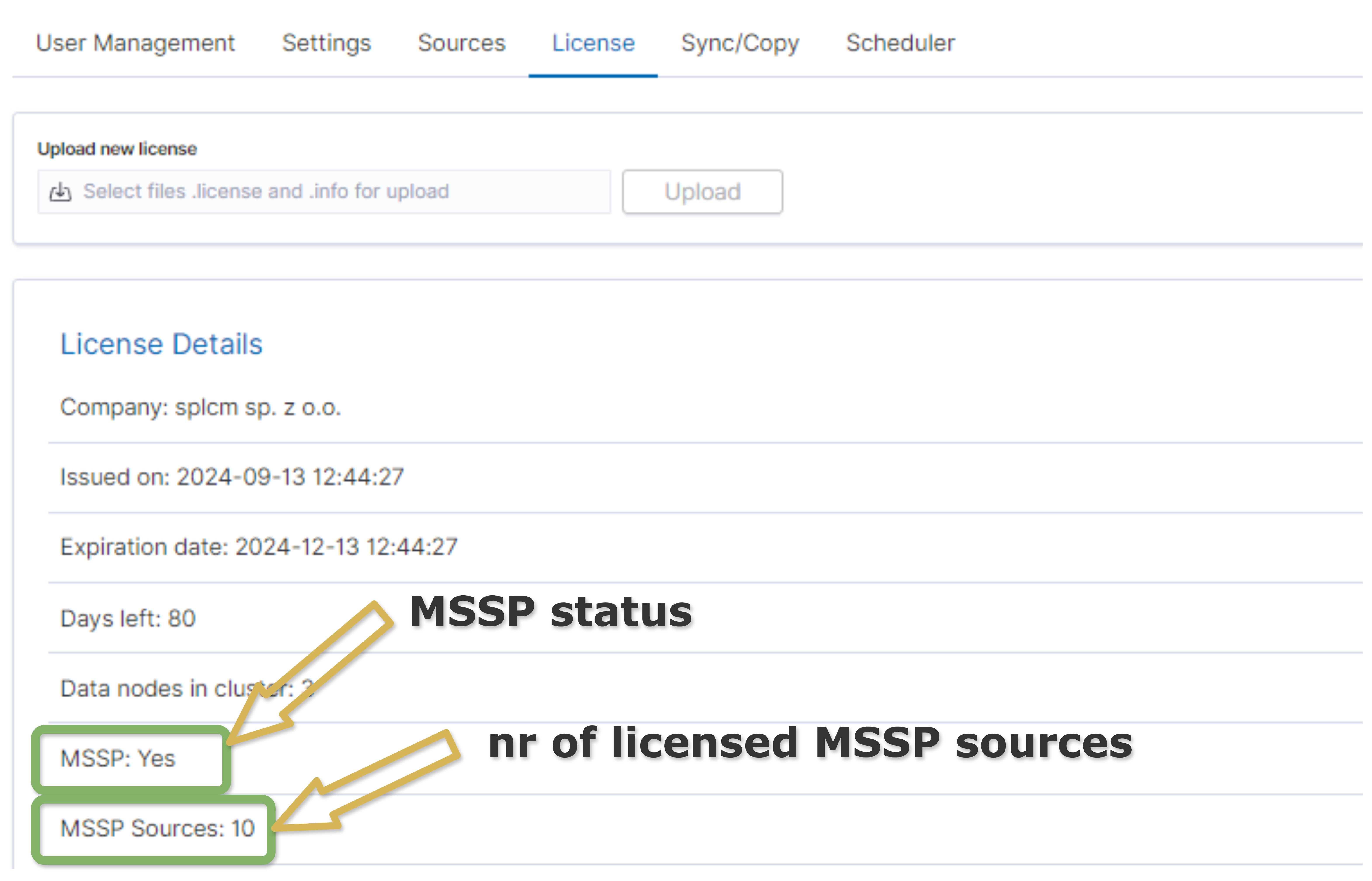 Mssp license